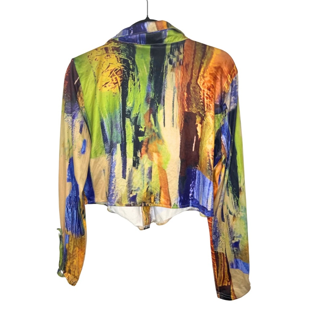 Abstract Print Two-Piece Set - Picture 5 of 8